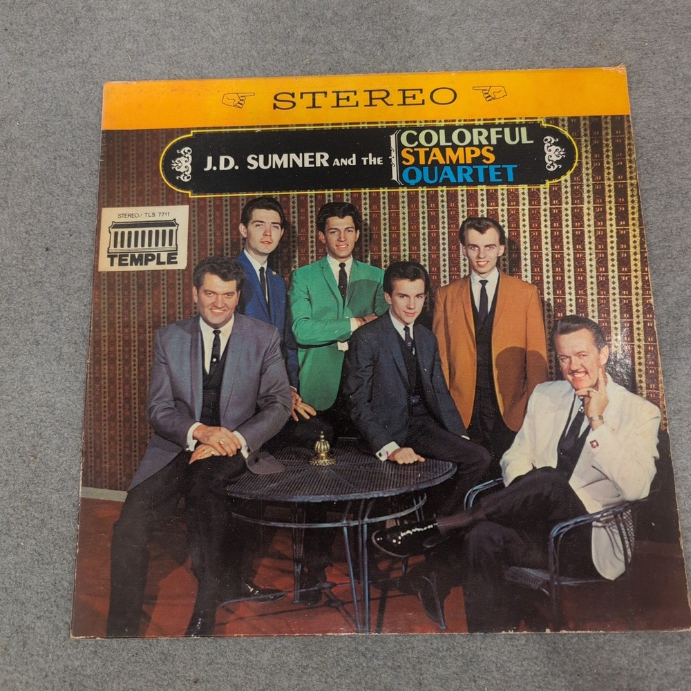 JD Sumner and the Colorful Stamps Quartet Vinyl LP Stereo Skylite TLS 7711